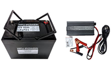 Load image into Gallery viewer, LiFePo4 12v 110Ah + 20A Charger