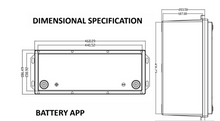 Load image into Gallery viewer, LiFePO4 Smart Series 24V 110Ah BT/NMEA2000