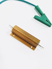 Load image into Gallery viewer, Hybrid Cranking Battery Gold Resistor 100W 2Ohm with clips
