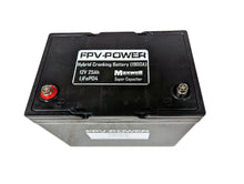 Load image into Gallery viewer, Super Capacitor Hybrid Cranking Battery 12v25ah  w/ 10A Charger
