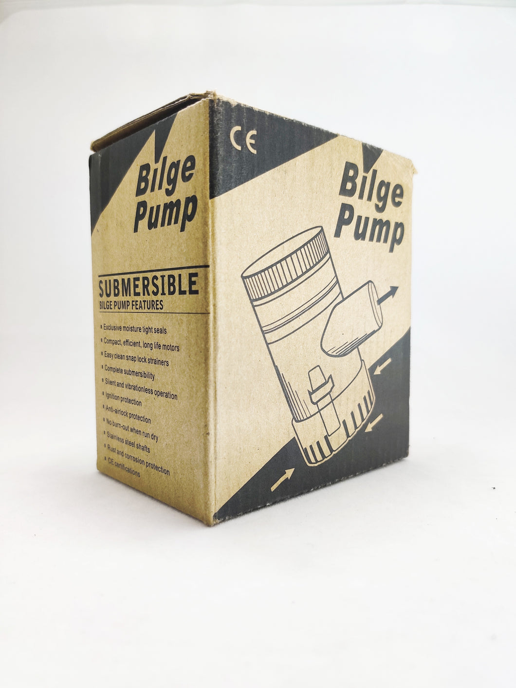 Bilge Pump 750GPH with outlet Port