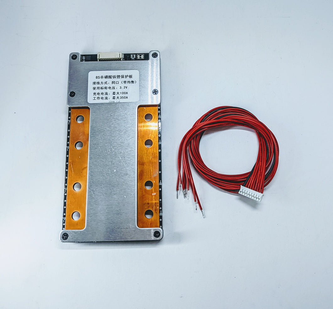 Cranking BMS LiFePo4 8S 24V 350A  (HVC 3.9V)